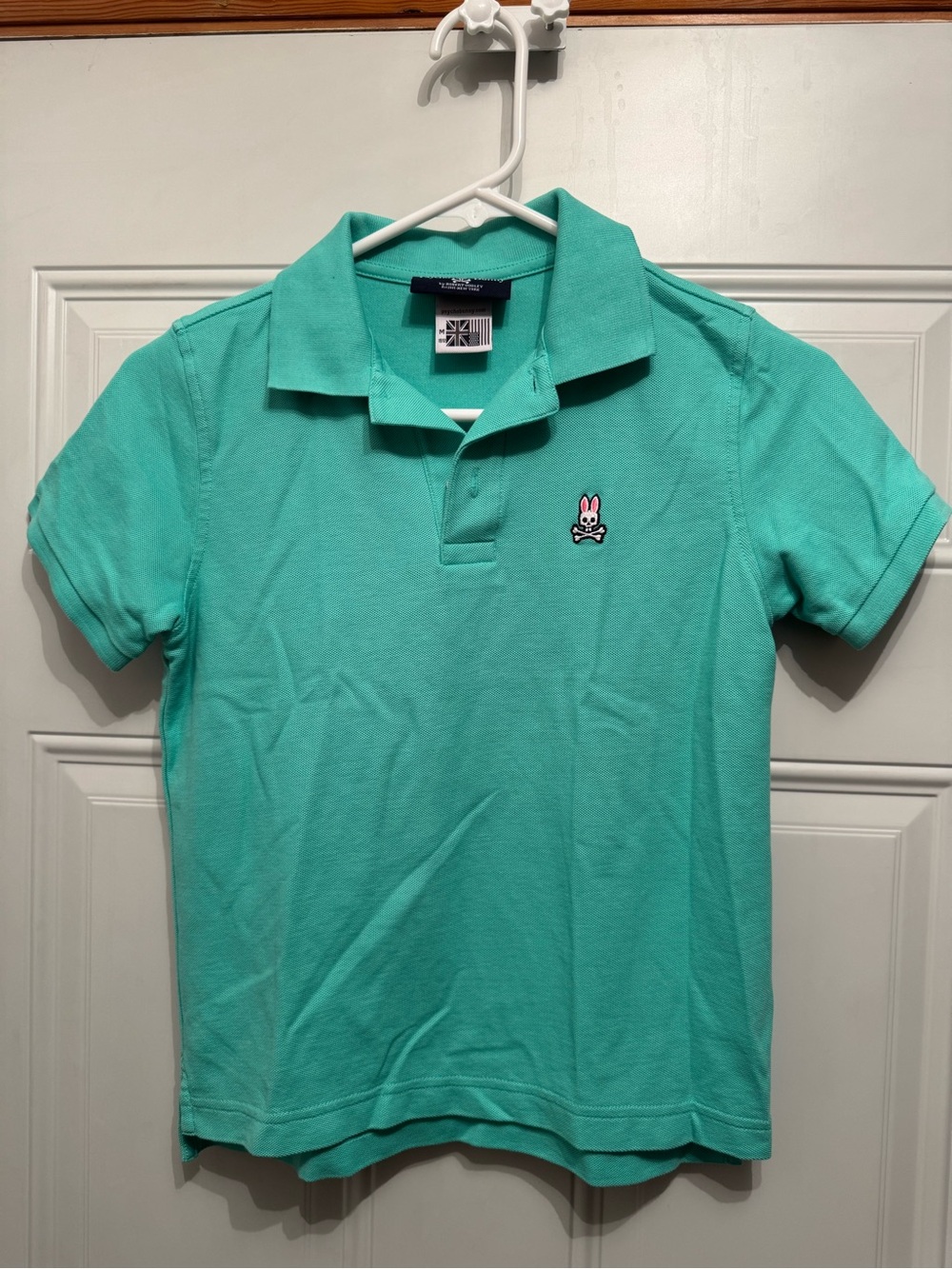 Psycho Bunny Kids Classic Polo Shirt
green size medium